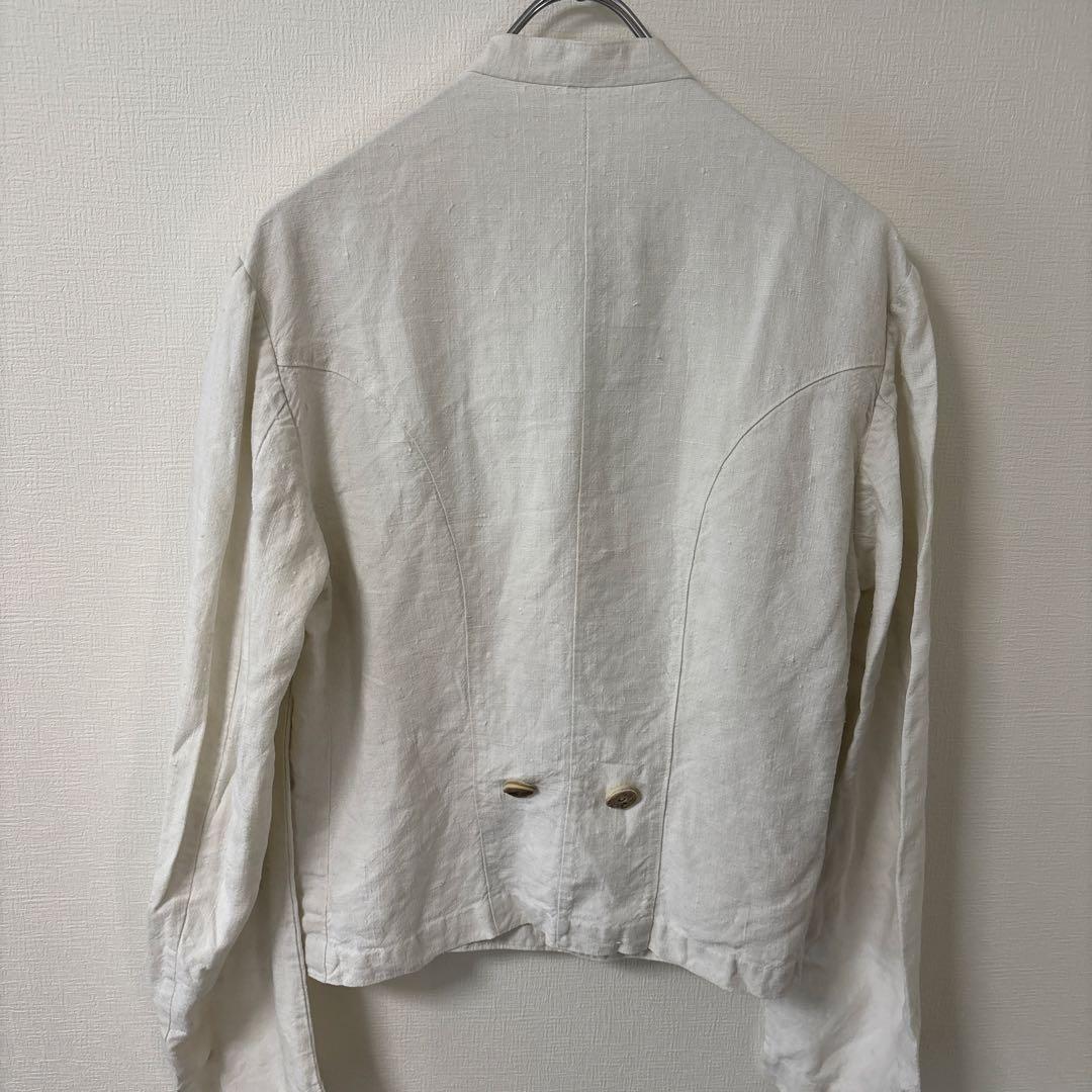 50s 60s ビンテージ アンティーク リネン ジャケット レア ユーロ