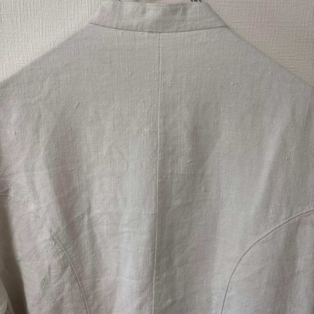 50s 60s ビンテージ アンティーク リネン ジャケット レア ユーロ