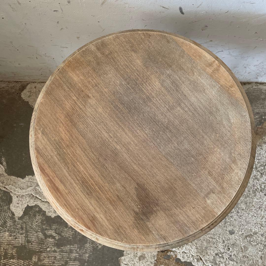 ビンテージ　サイドテーブル　フラワースタンド　花台　剥離