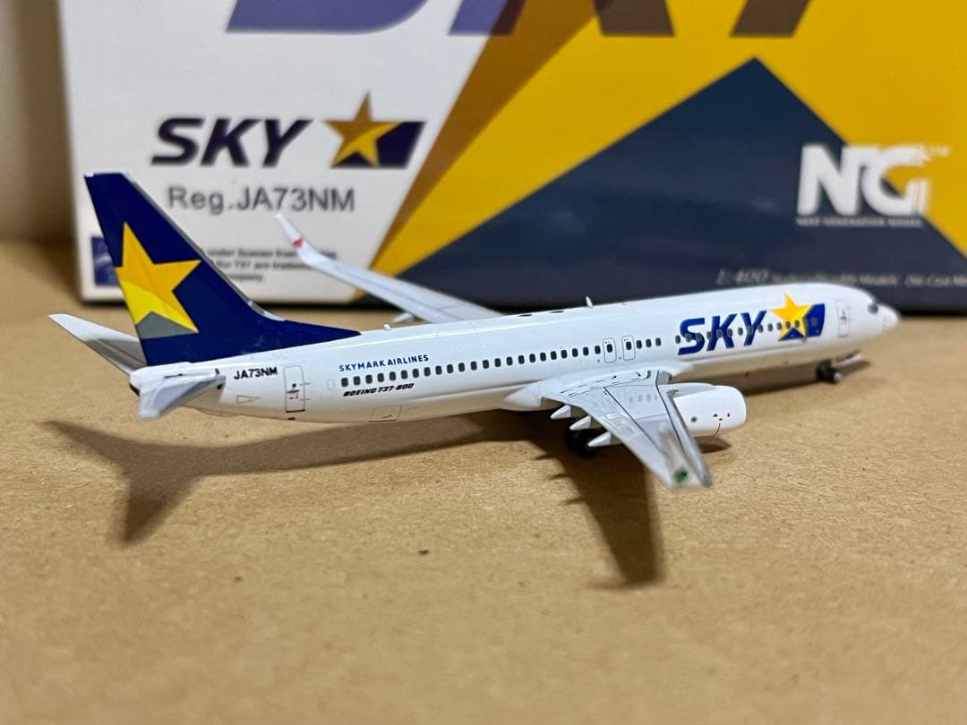 航空機・ヘリコプター NGmodels 1/400 SKYMARK 737-800 JA73NM