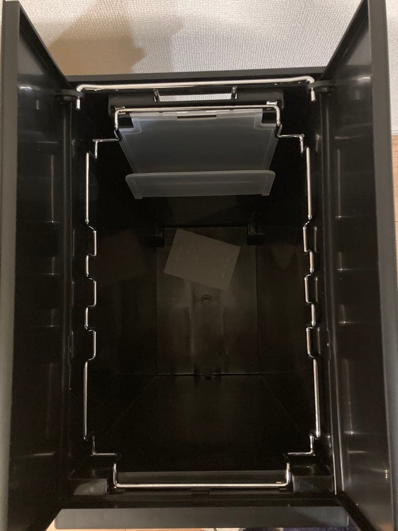 【新品未使用】KEYUCA 両開きダストボックスLLブラック 3点セット