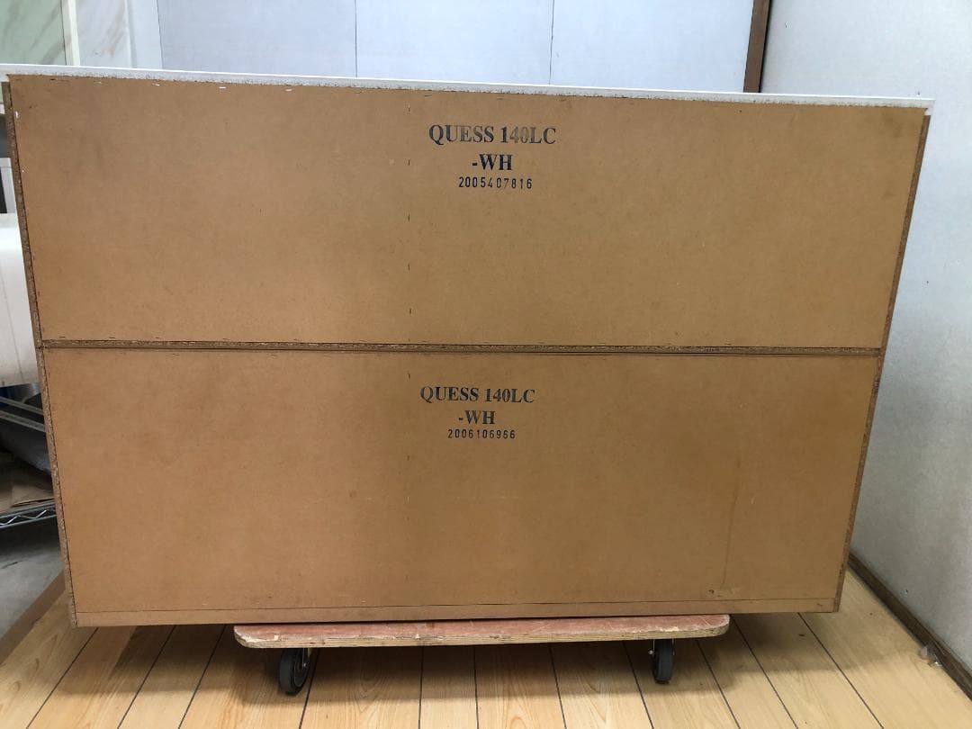 ニトリ ローチェスト クエス　ホワイトウォッシュ 140cm幅　250428-4