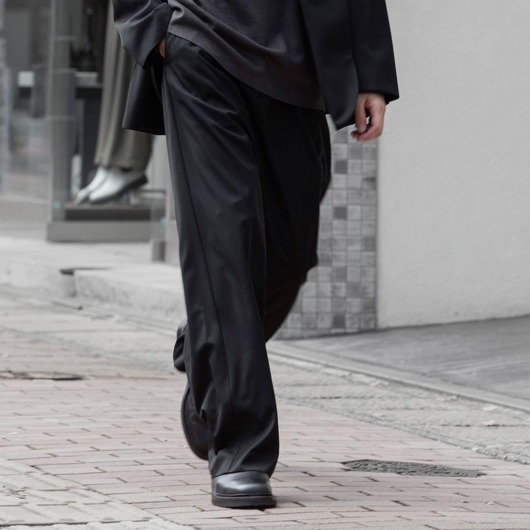 パンツ ATTACHMENT WOGABARDINE SARROUEL TROUSERS