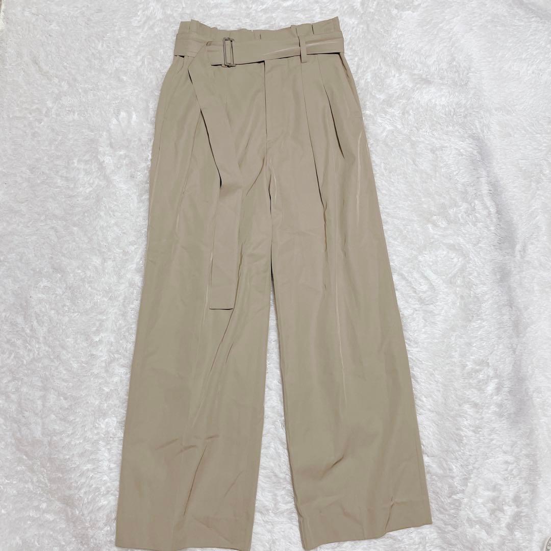 ロンハーマン  エブール  ビスコツイルハイウエストベルテッドパンツ