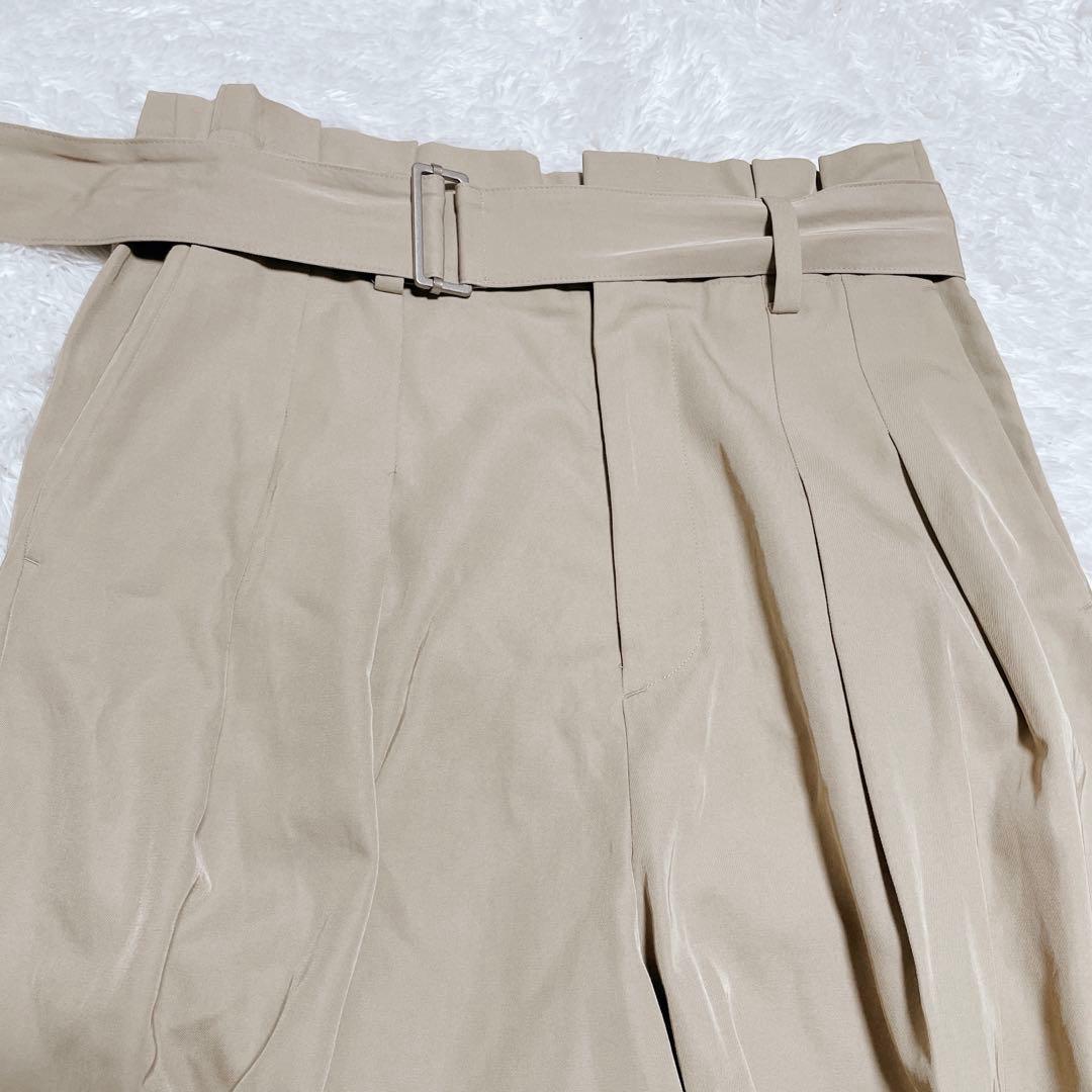 ロンハーマン  エブール  ビスコツイルハイウエストベルテッドパンツ