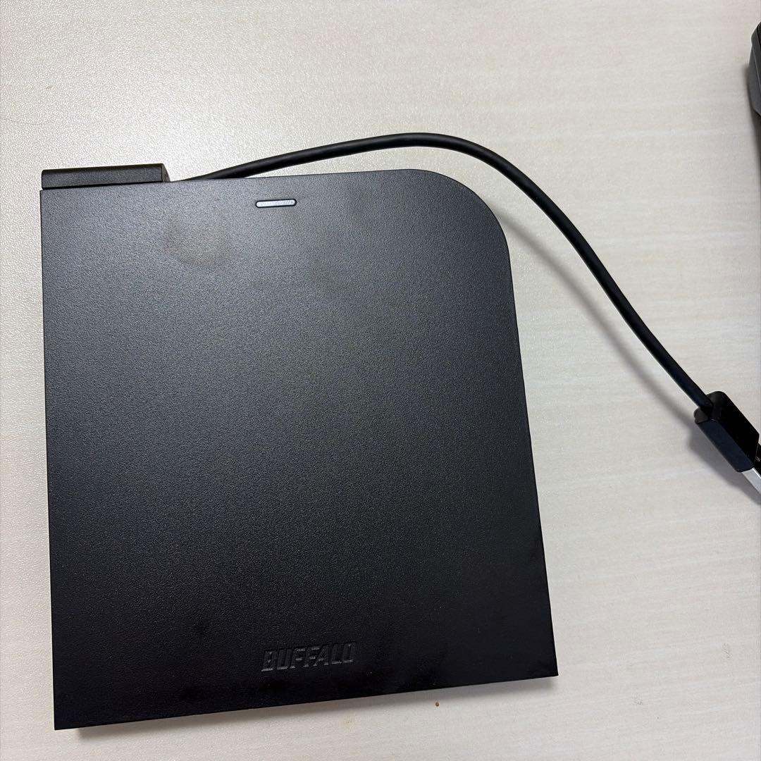 ［値下げ交渉可能］バッファローBuffaloポータブルBD 書込ソフト添付
