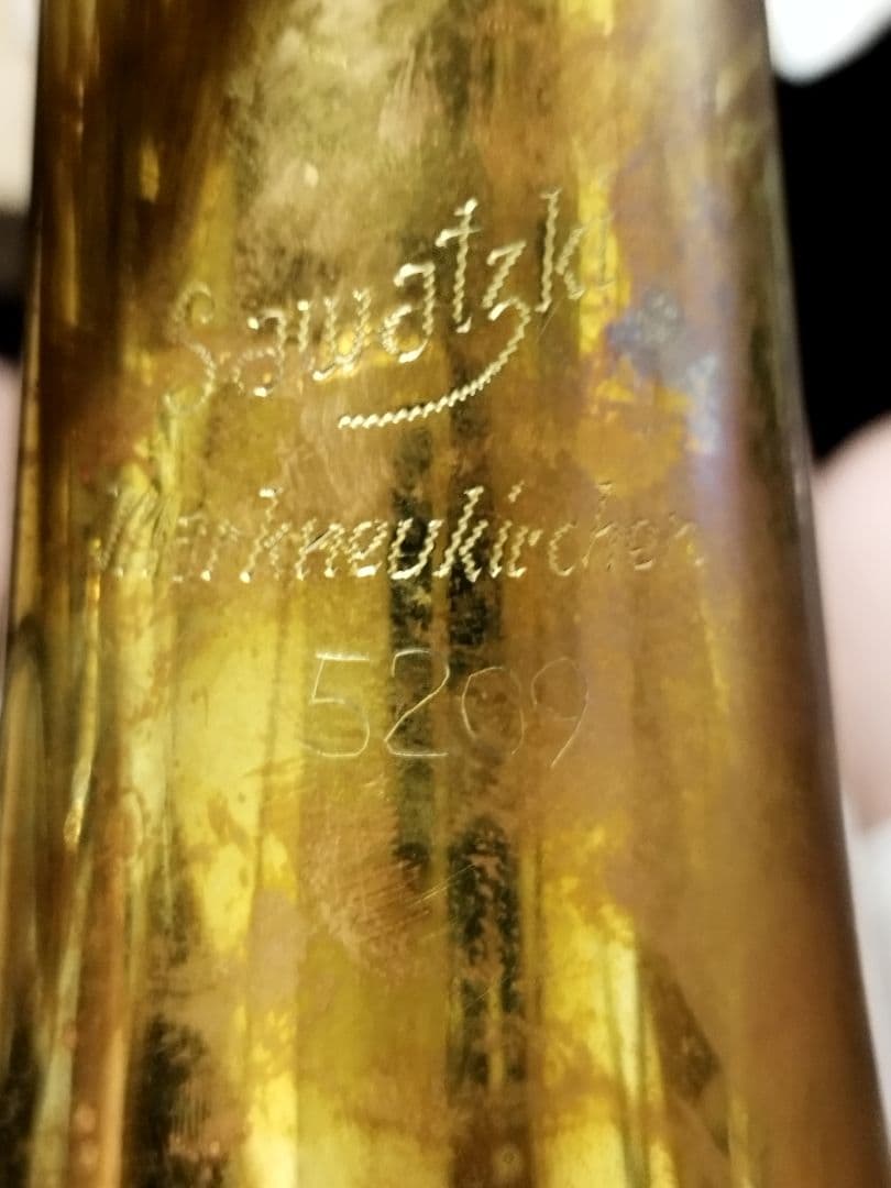 B♭シングルホルン （ゲシュトップ管付き）旧東独製 ヴィンテージ♪