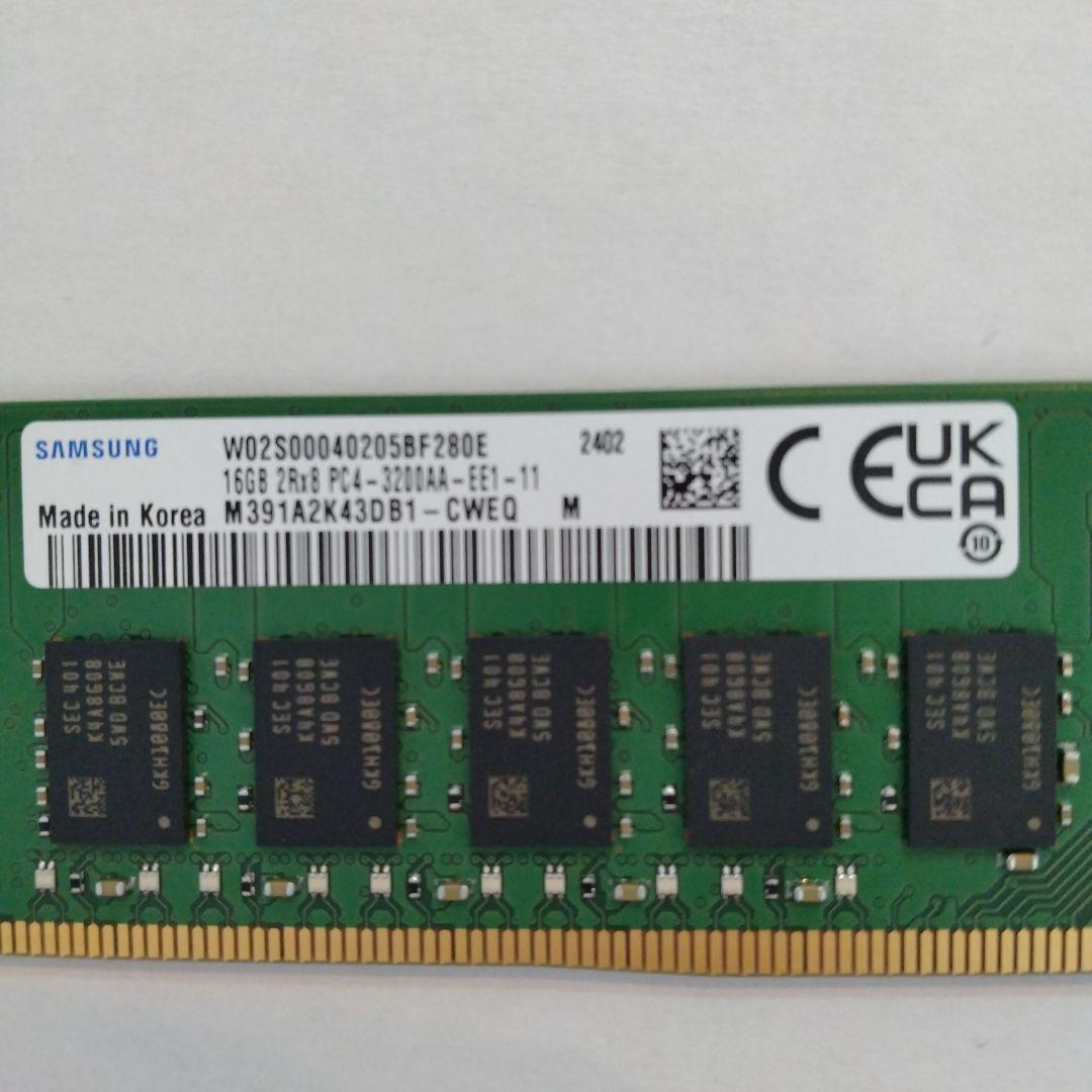 Samsung デスクトップ用メモリ16GB PC-4 3200AA