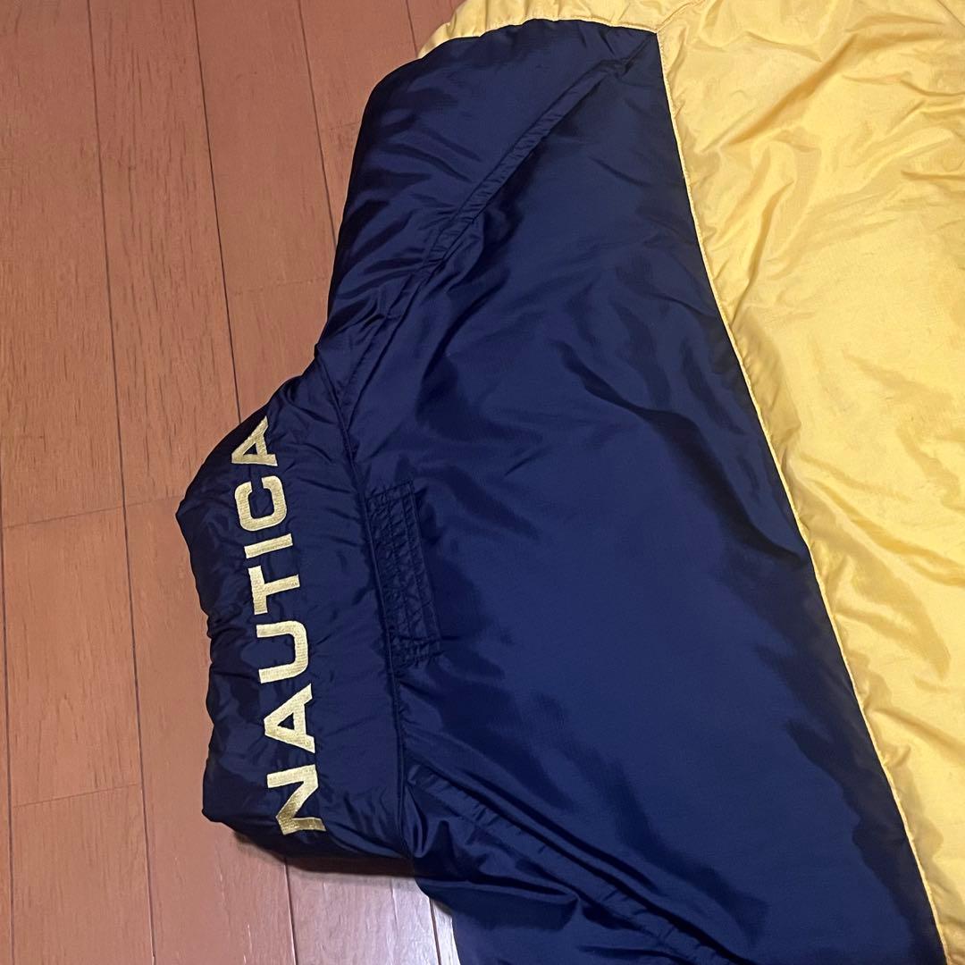 h*o様 【両A面】90s NAUTICA リバーシブル ダウンジャケット