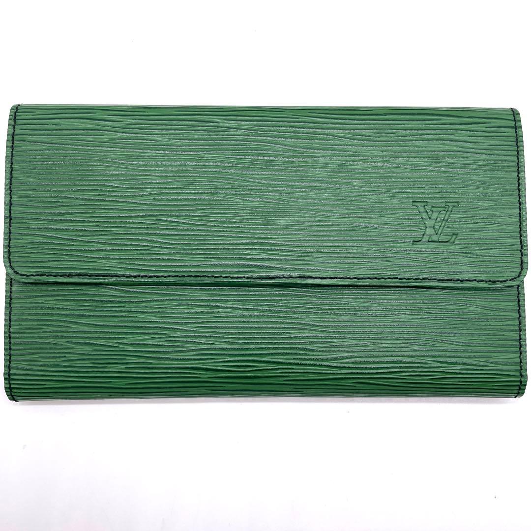 ●LOUIS VUITTON 長財布 エピ ポルトモネ•クレディ●ヴィトン 緑