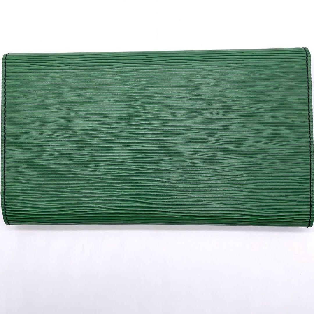 ●LOUIS VUITTON 長財布 エピ ポルトモネ•クレディ●ヴィトン 緑