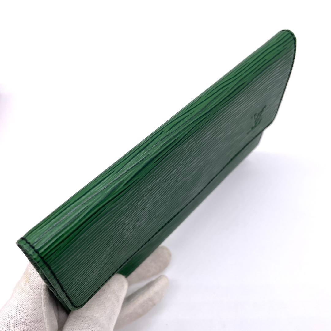 ●LOUIS VUITTON 長財布 エピ ポルトモネ•クレディ●ヴィトン 緑