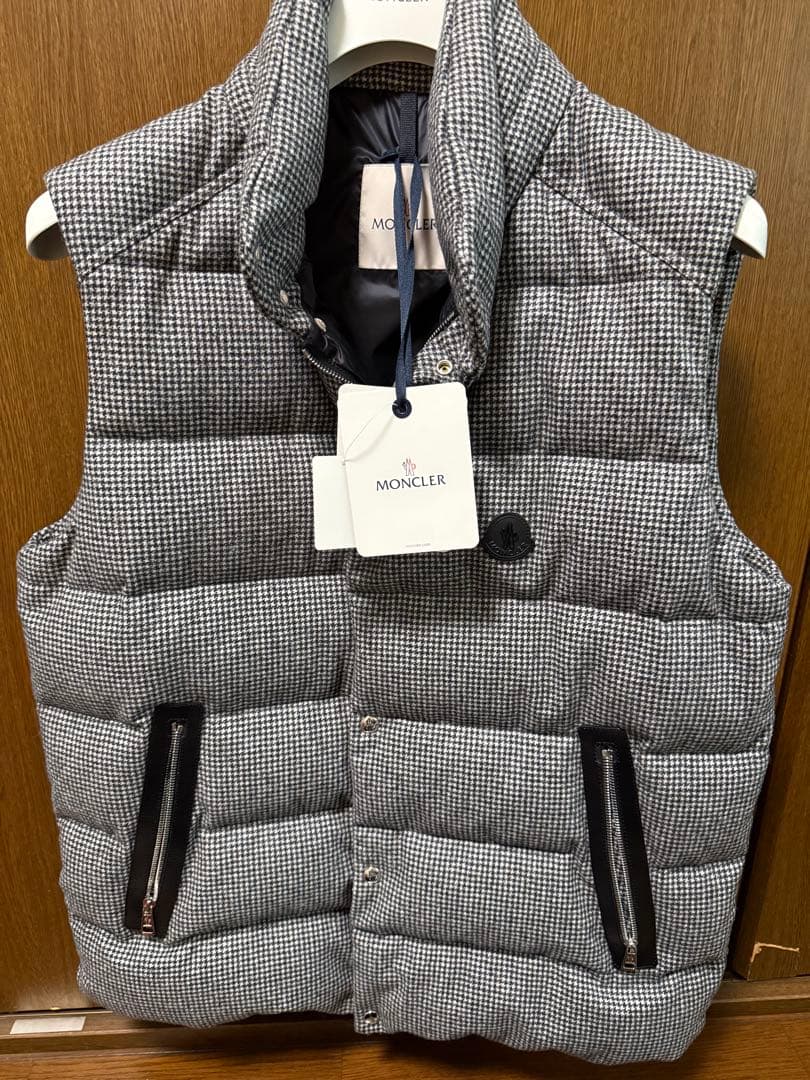 モンクレール MONCLER 22AW HERNIAIRE4 未使用品千鳥格子柄