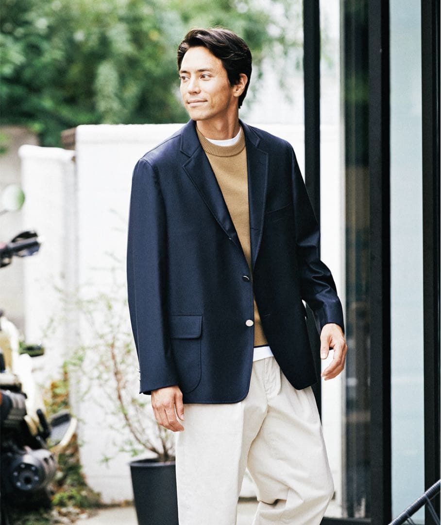 ブルックスブラザーズ　テーラードジャケット　紺ブレ　42