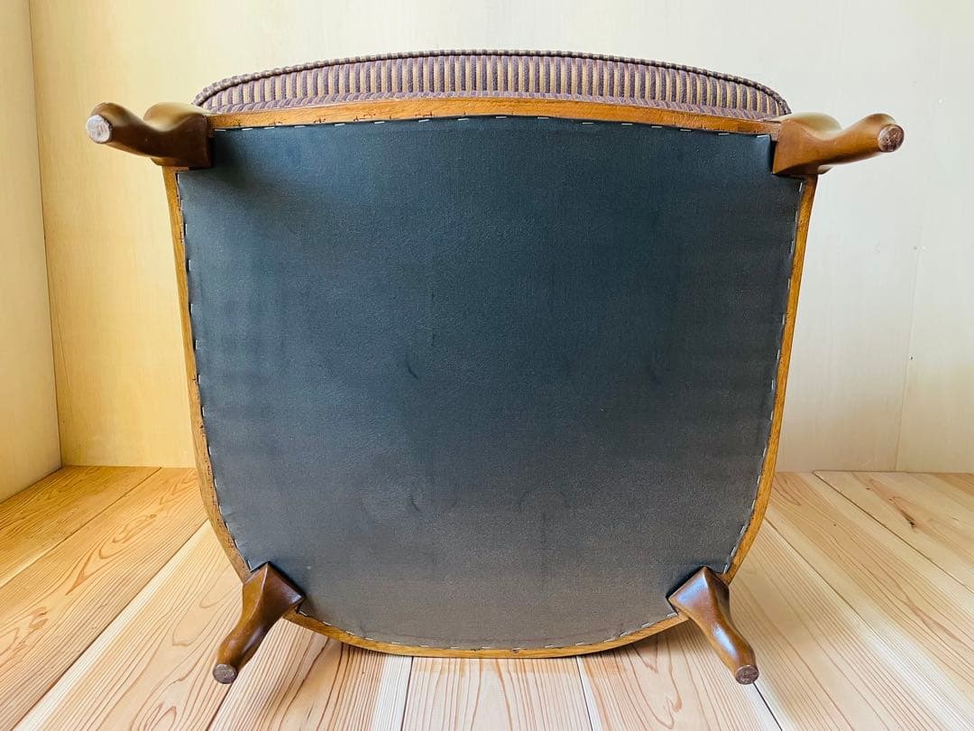 マルニ木工/マキシマム/アンドリュー/アームカバー付き/1人掛けソファ/猫脚②