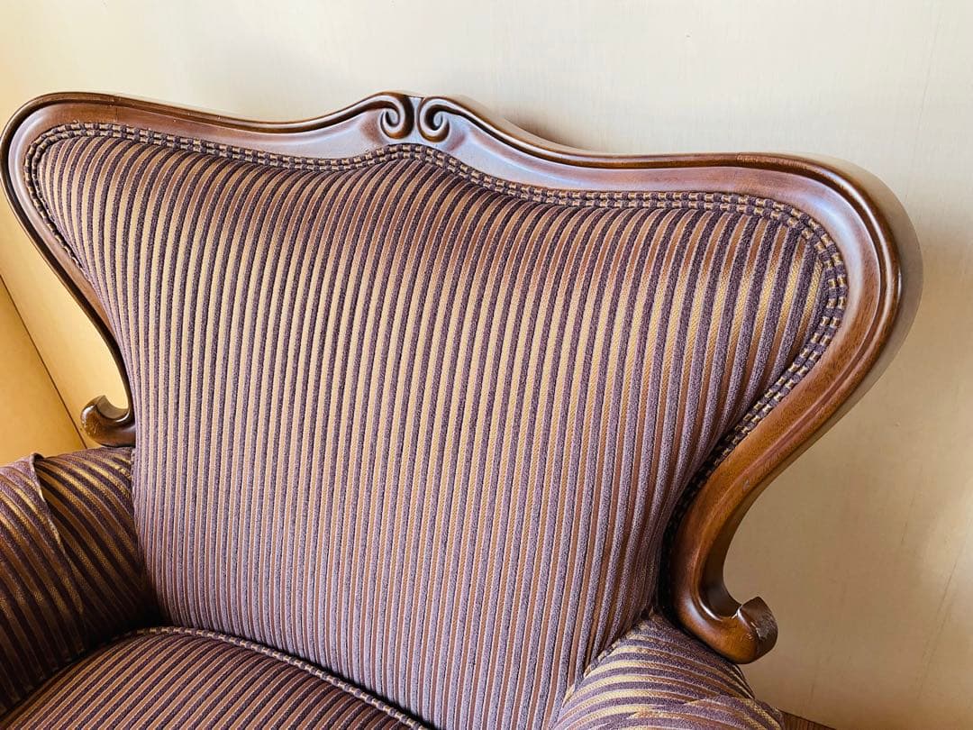 マルニ木工/マキシマム/アンドリュー/アームカバー付き/1人掛けソファ/猫脚②