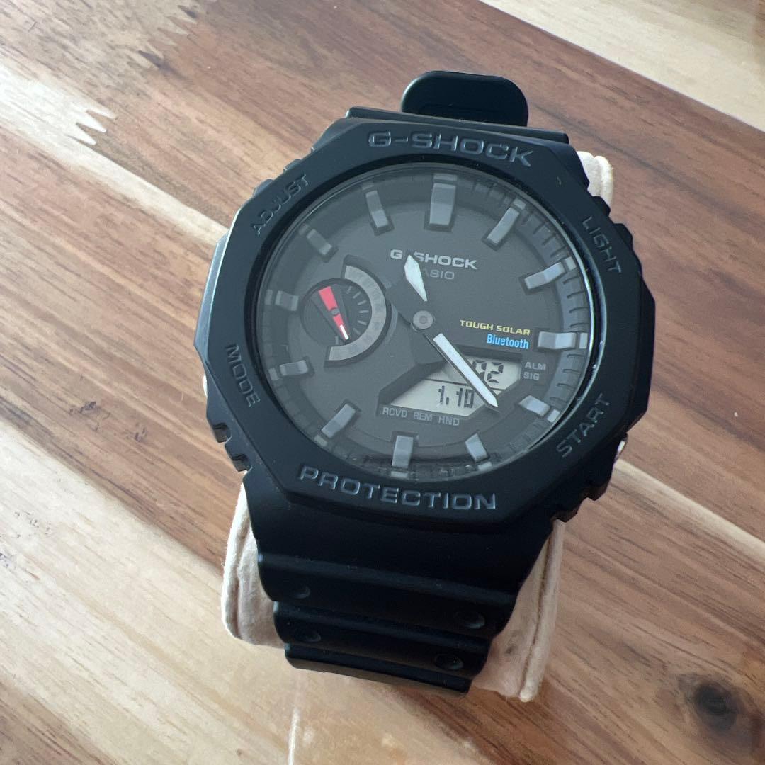 ふむふむ。 G-SHOCK GA-B2100 ブラック デジタル腕時計