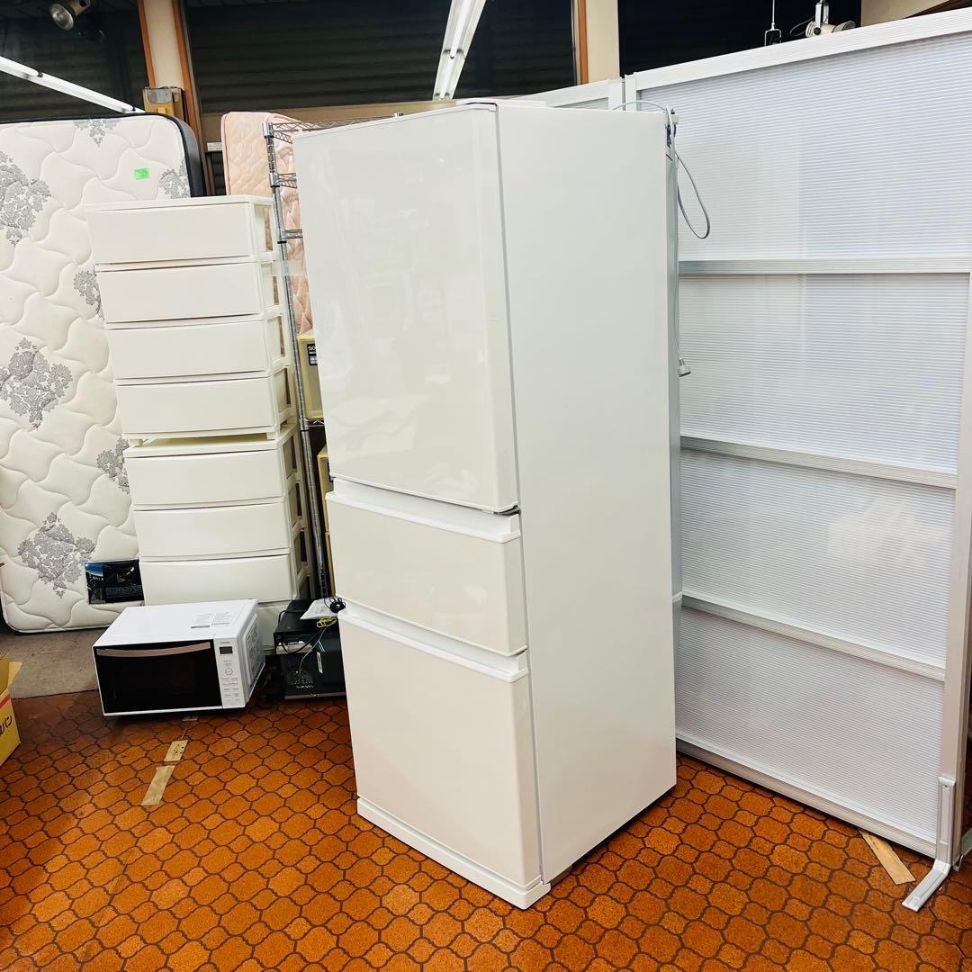 三菱　冷蔵庫　2022年製　右開き　自動製氷　3ドア　家庭向け