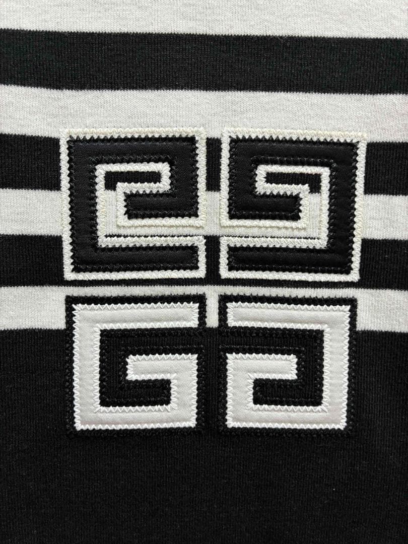 ★新品未使用★ GIVENCHY 4G ストライプ コットン Tシャツ