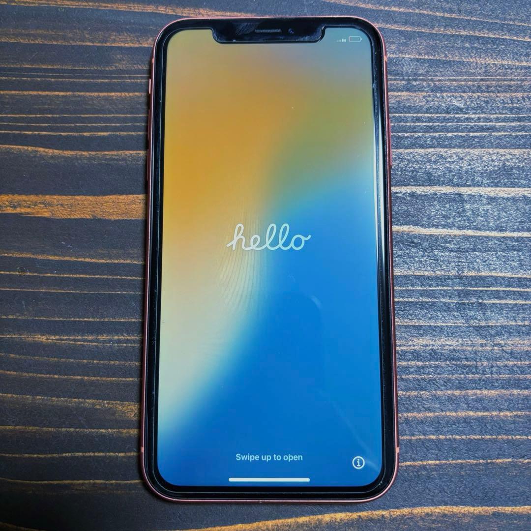 iPhone XR コーラル 6.1インチ 本体
