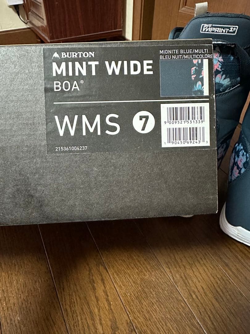 BURTON MINT レディース ブーツ 花柄 24.0cm