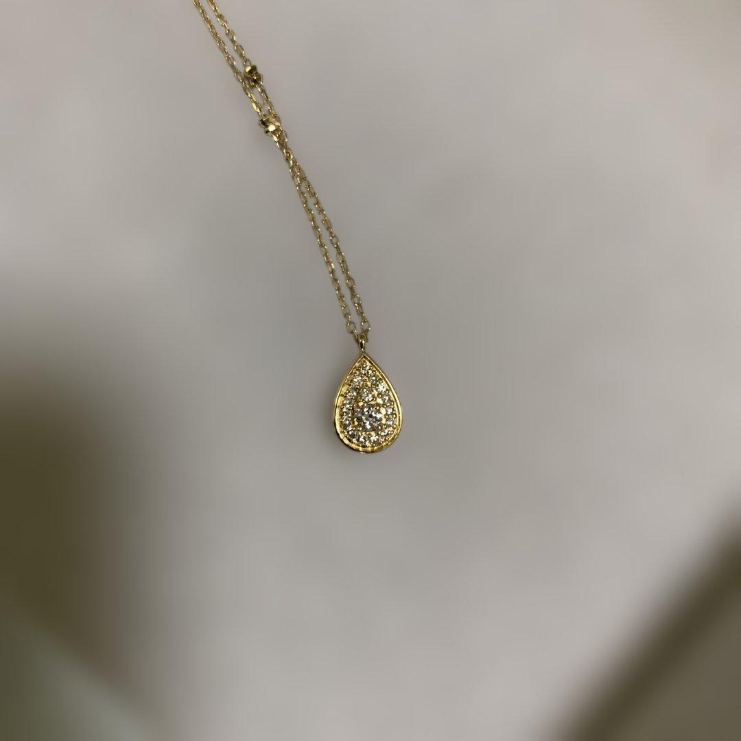 ダイヤモンド 0.28CT K18 ネックレス