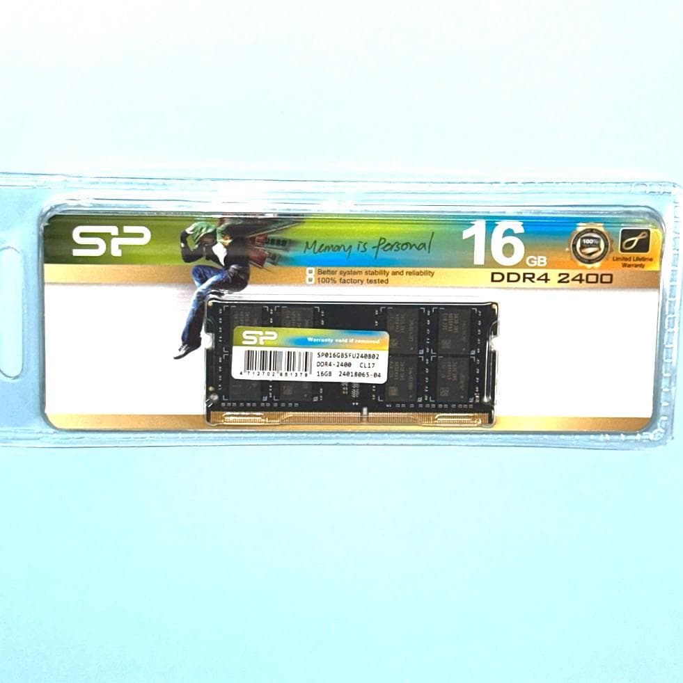 ノートPC用メモリ260pin SODIMM DDR4-2400 16GB