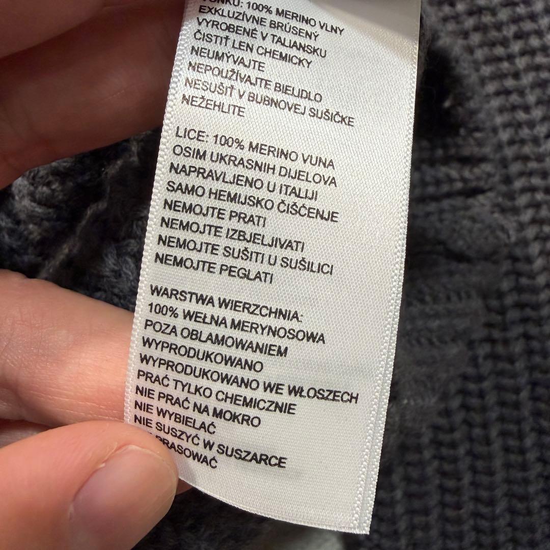 カナダグース　ブラックレーベル　Sサイズ グレー　6916M ニット　ウール