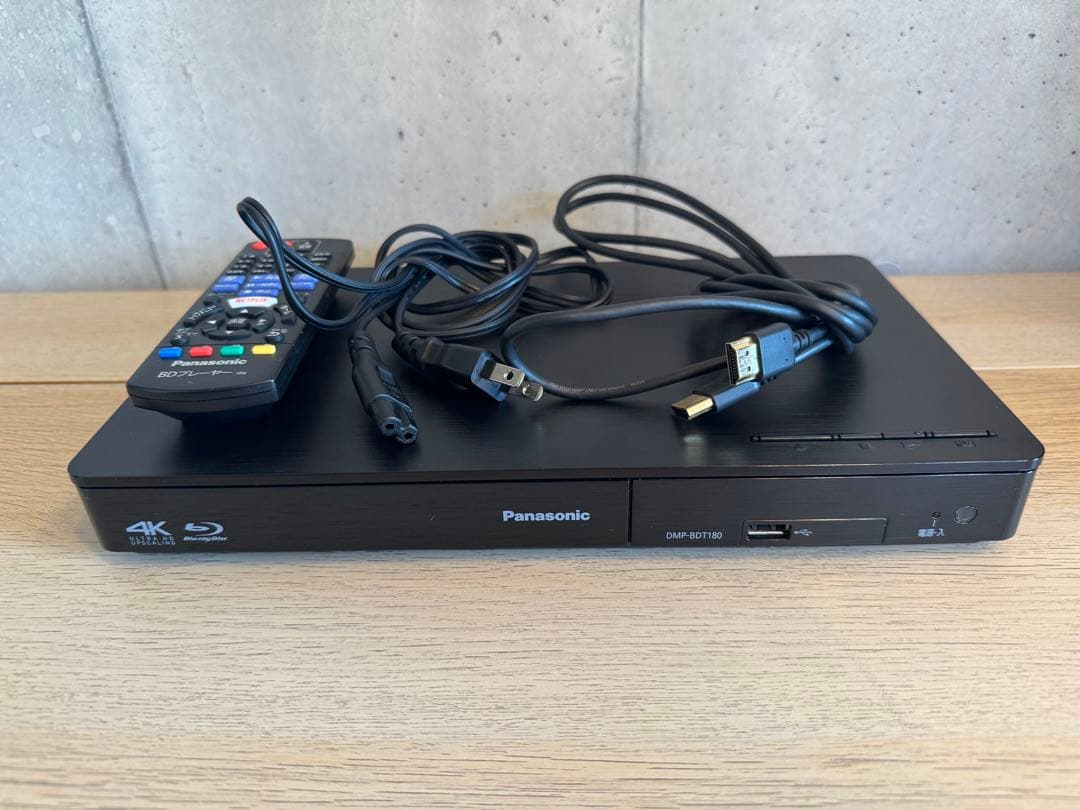 【美品】Panasonic 4Kブルーレイプレーヤー DMP-BDT180 一式