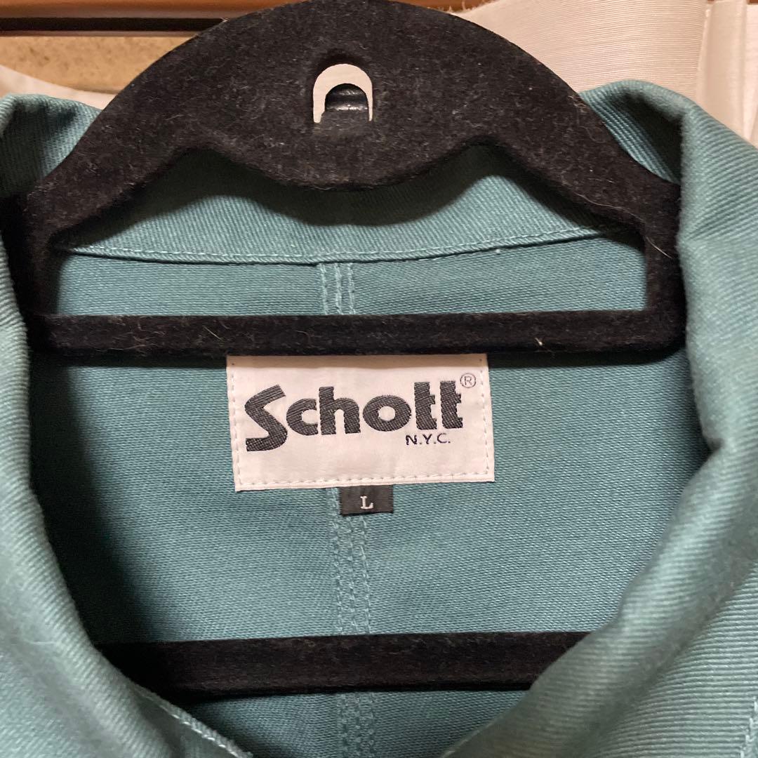 schott ショット　カバーオール グリーン