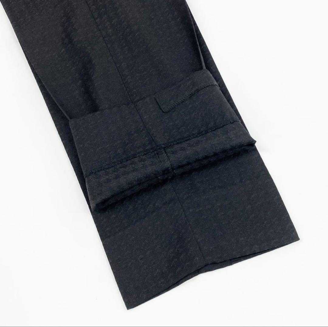 《美品》DOLCE＆GABBANA 3ピーススーツ　千鳥格子44サイズ ブラック