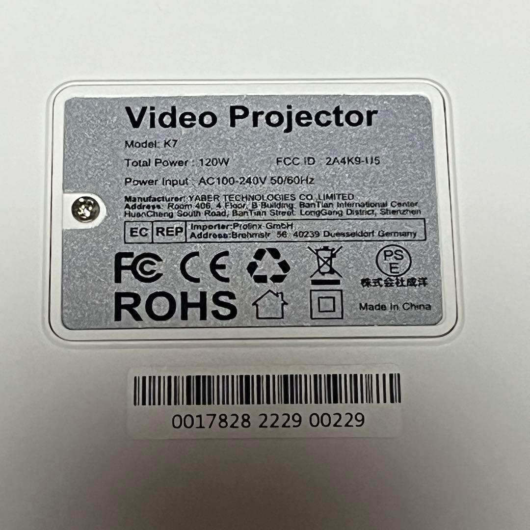 wimius k7 プロジェクター