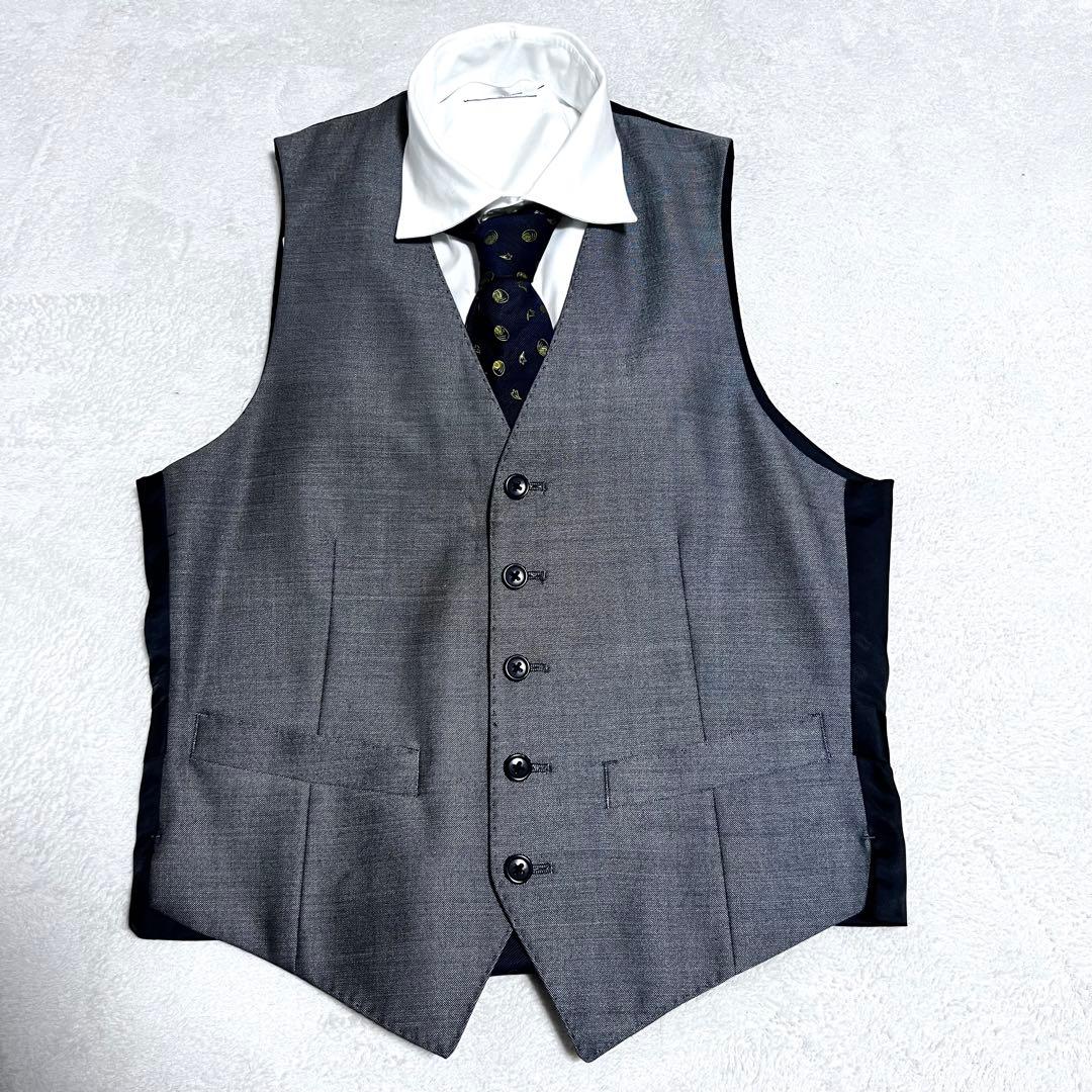 ONLY スーツ 3ピース シルバー シルク混 光沢あり サイズ36