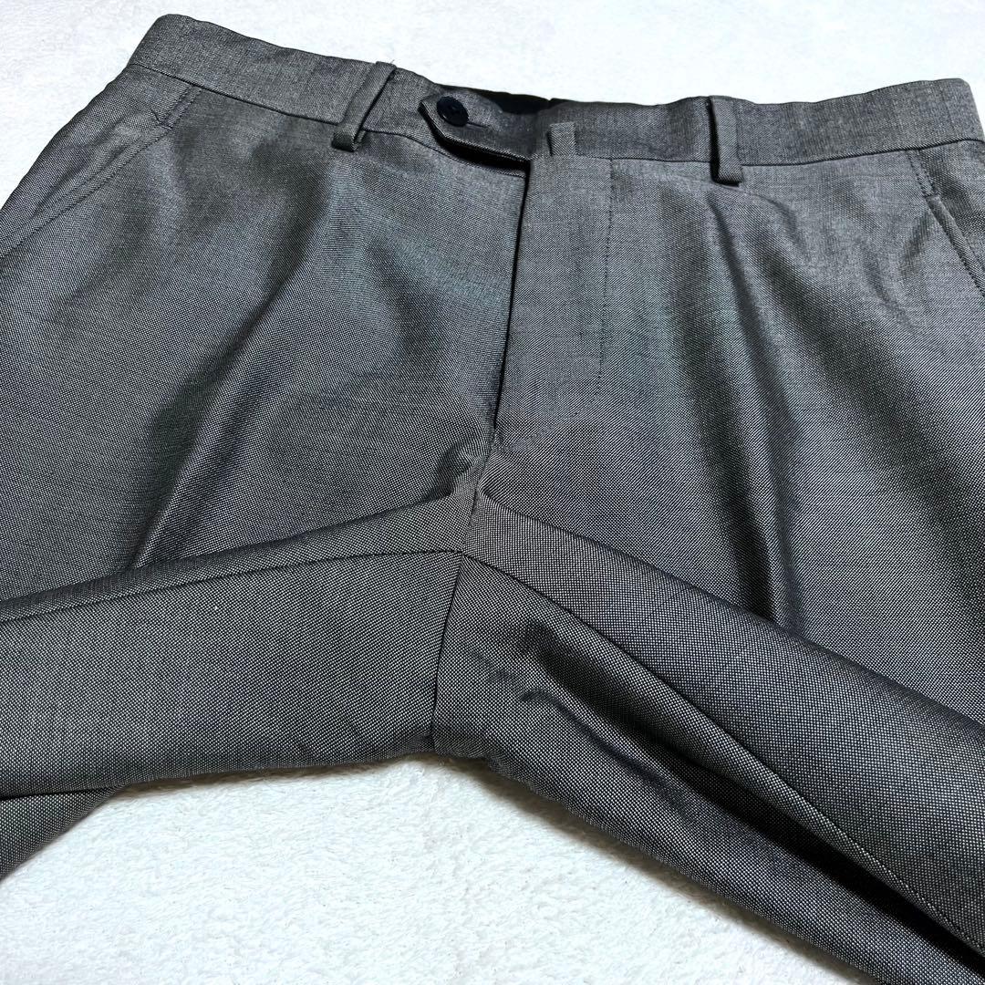 ONLY スーツ 3ピース シルバー シルク混 光沢あり サイズ36