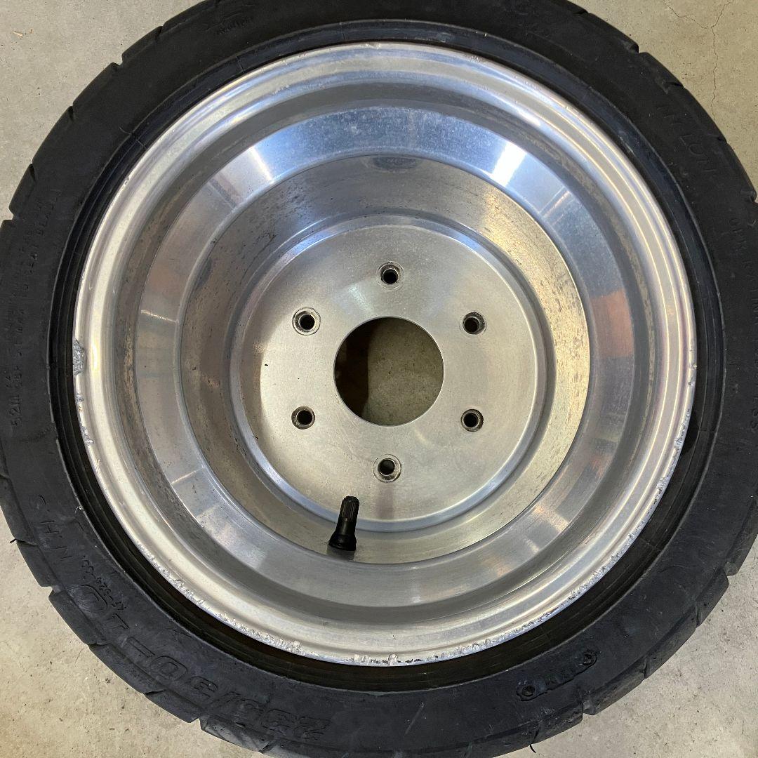 け*た様 ジャイロキャノピー2スト 235/30-10 アルミホイールセット