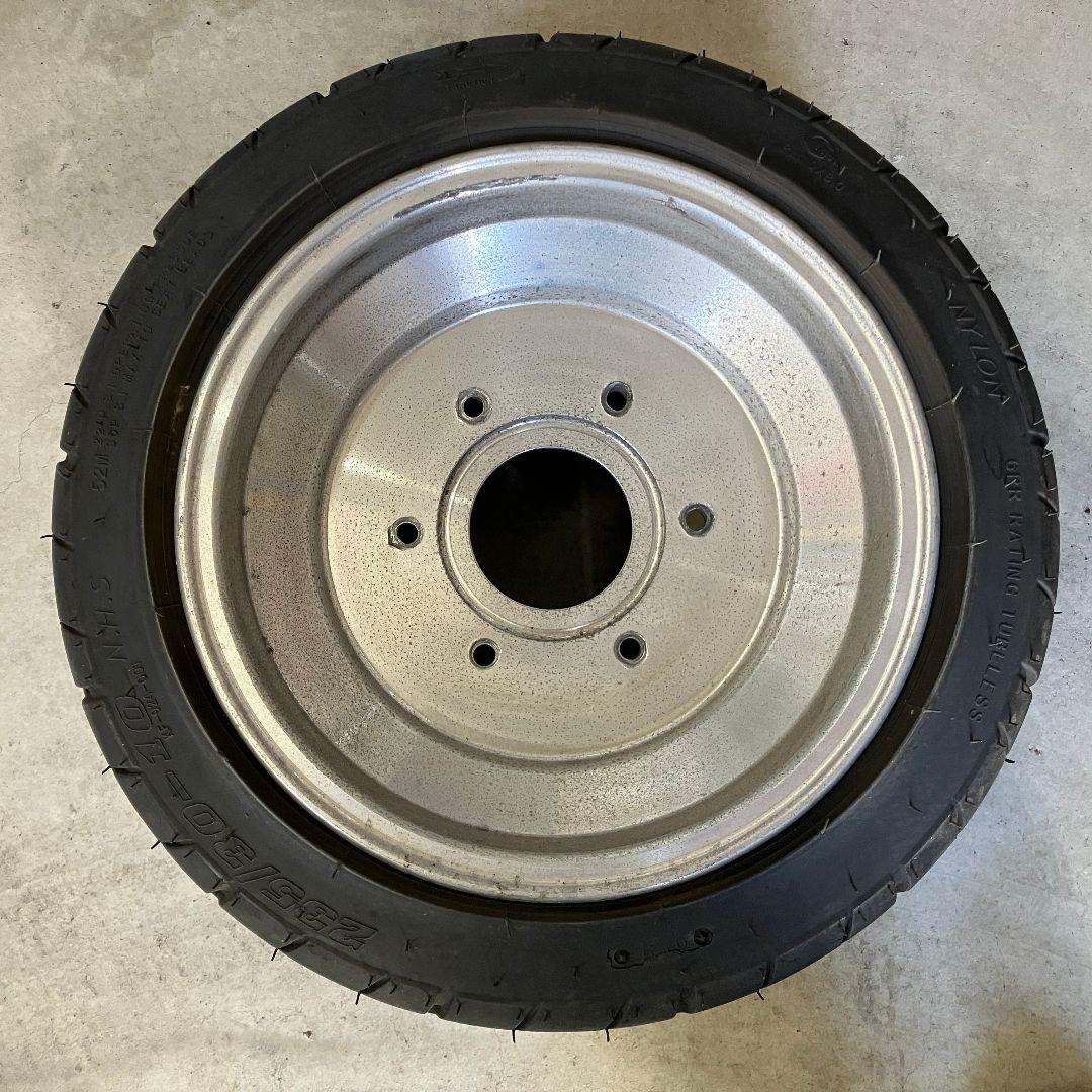 け*た様 ジャイロキャノピー2スト 235/30-10 アルミホイールセット