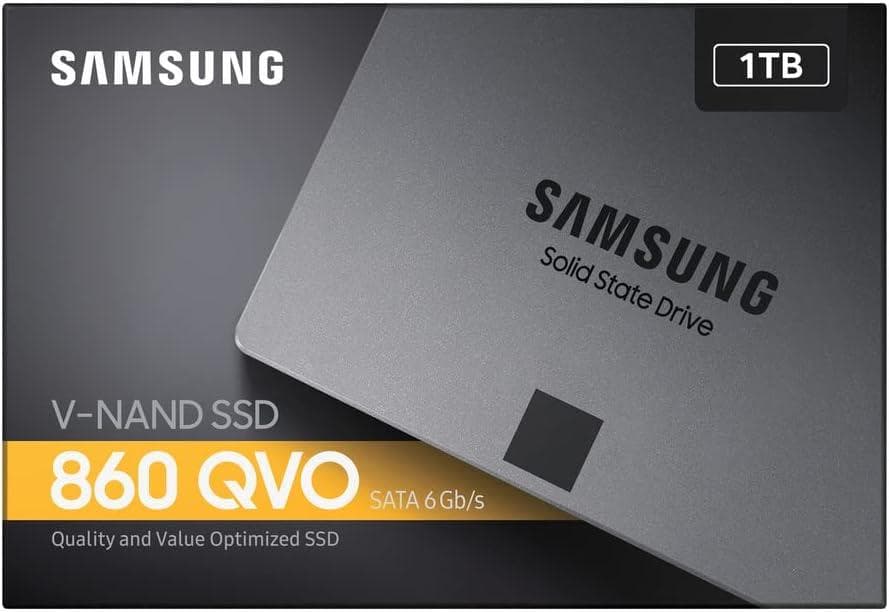 Samsung 860 QVO 1TB SATA 2.5 内蔵 SSD 使用少⑬