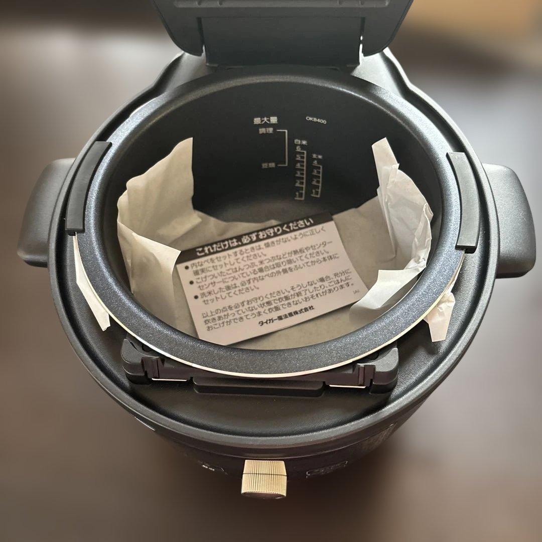 【美品】タイガー TIGER COK-B400 KM 電気圧力鍋　24年製