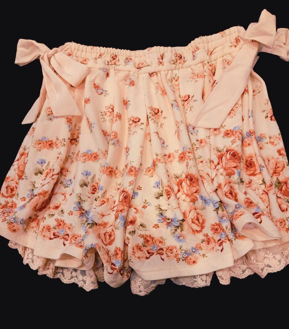 リズリサ　セットアップ　花柄　 オフショル　スカパン　チュニック　上下セット