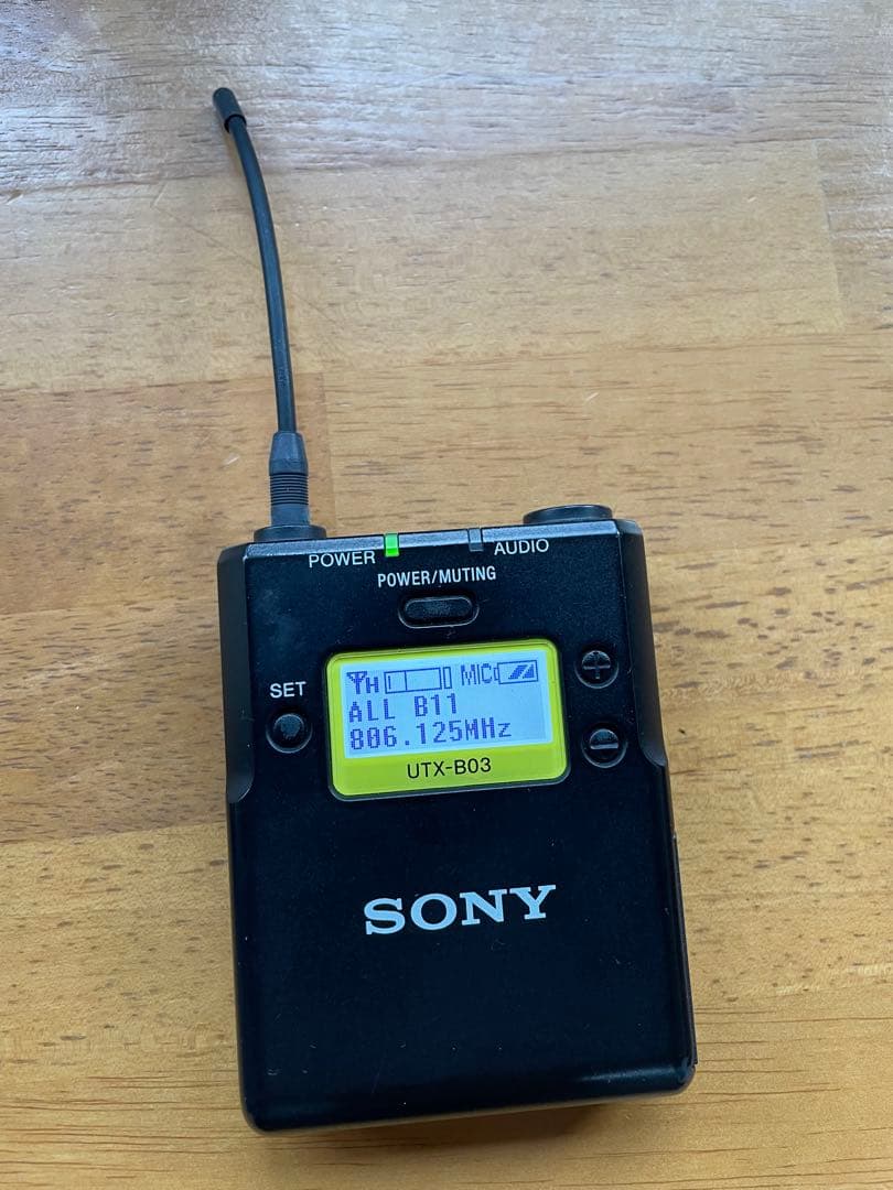 SONY ワイヤレスマイク　URX-P03 UTX-B03