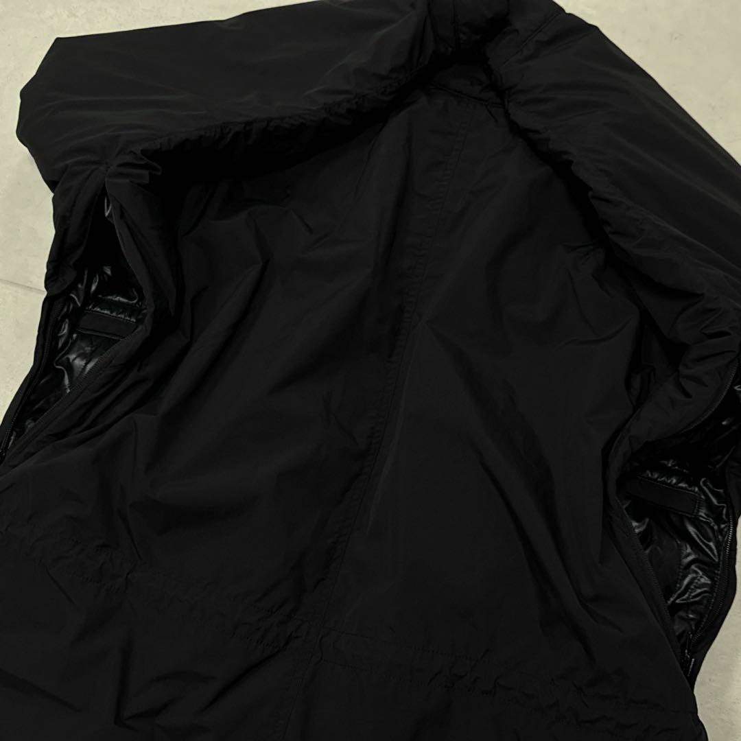 新品 BEAMS PLUS M-65 ダウンモッズコート 小松マテーレ ブラック