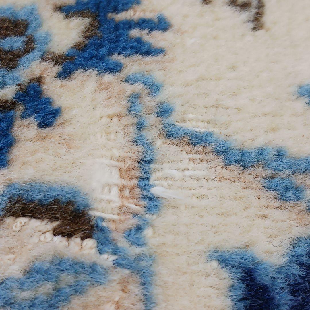 おはなY2602 ペルシャ絨毯 イラン ナイン産 ウール 手織り絨毯 大判