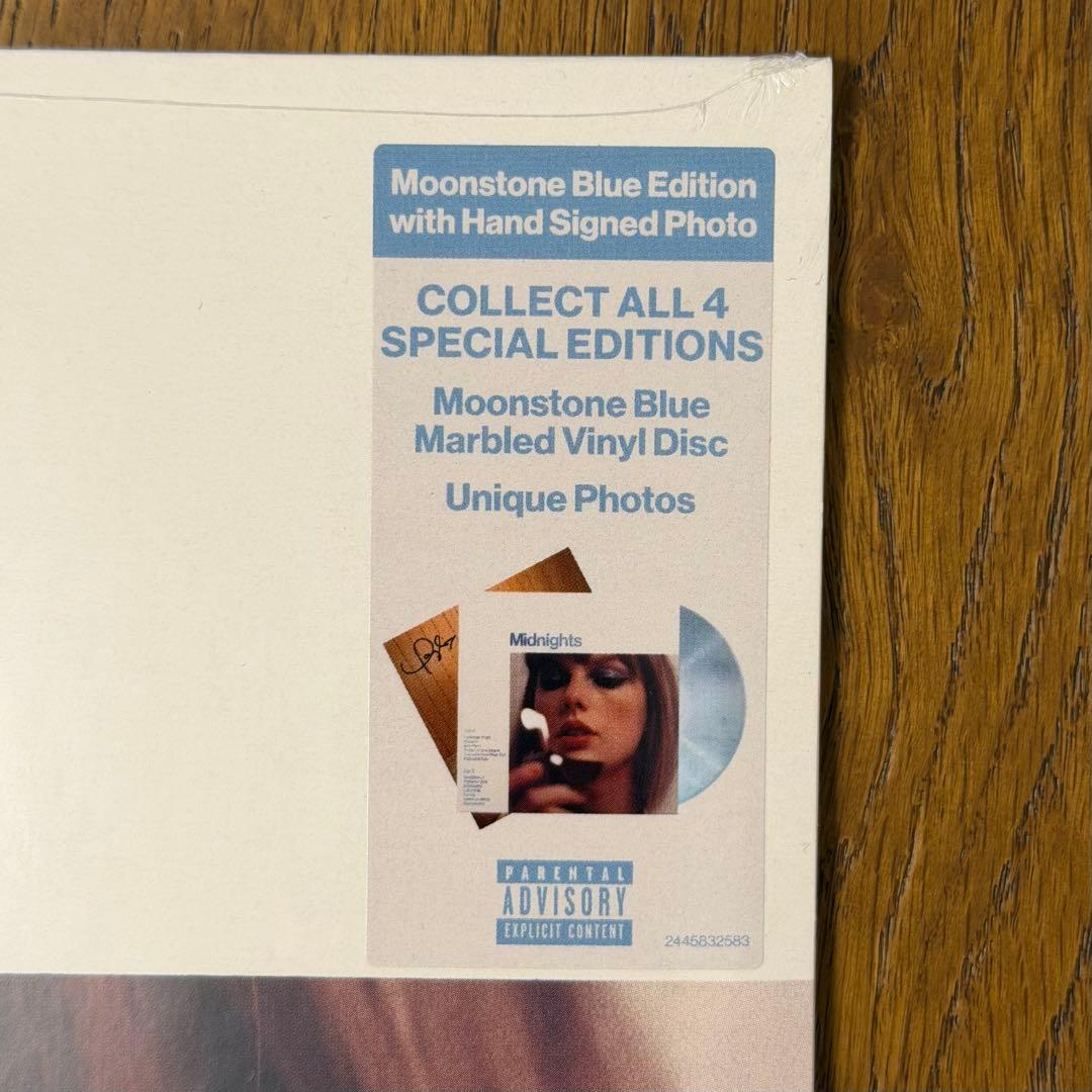 テイラースウィフト ミッドナイツ 未開封 直筆サイン入 レコード