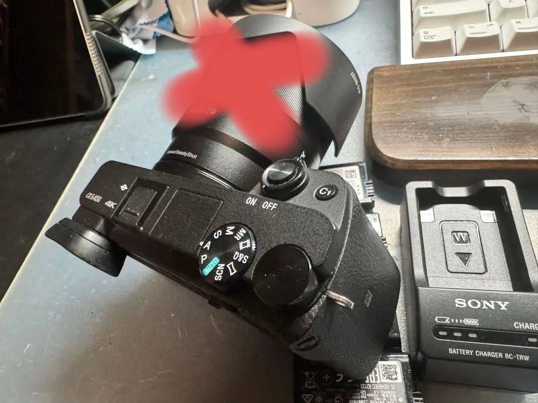 【美品】SONY α6400 SEL1670Z バッテリー4つ 充電器