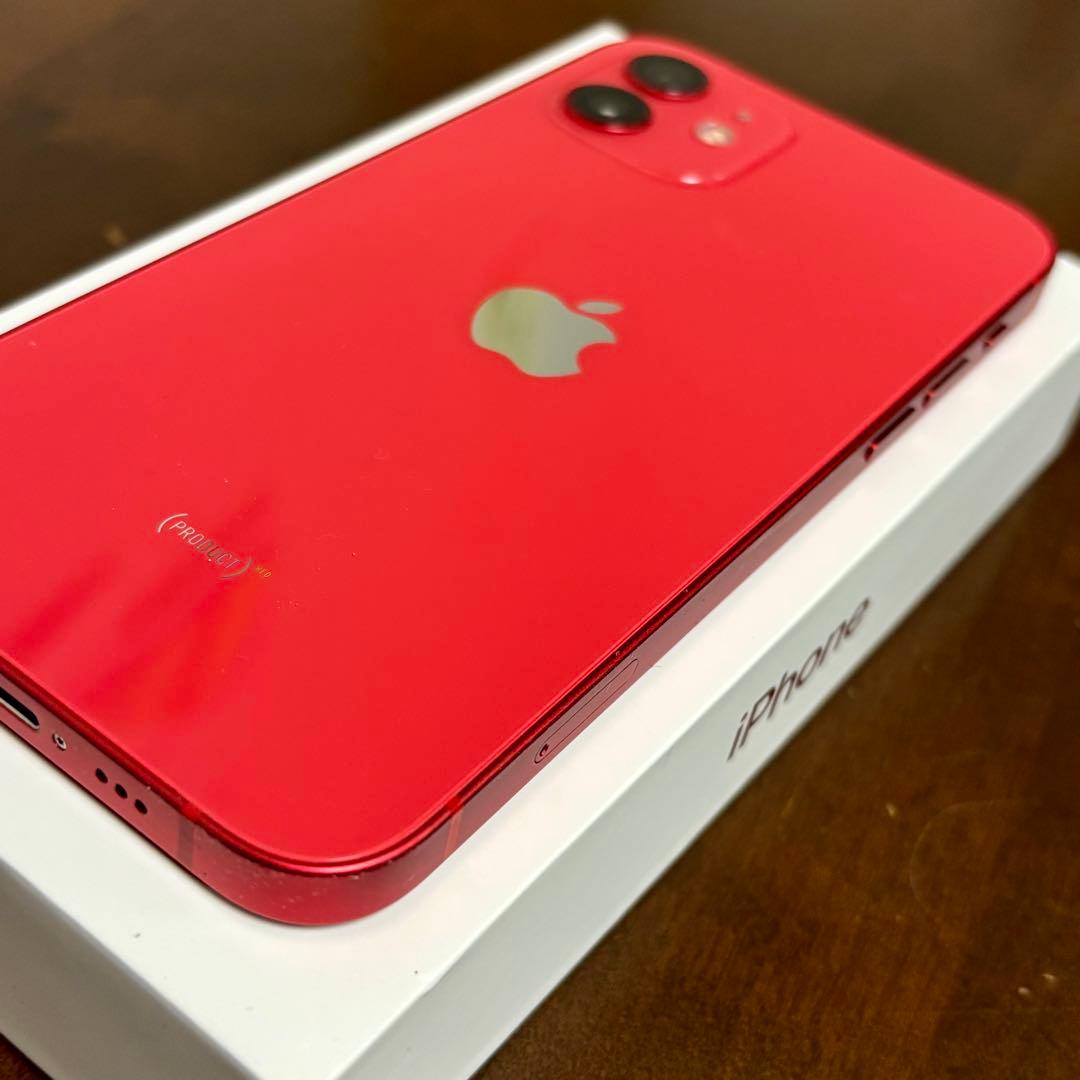 Apple iPhone 12 64GB レッド SIMフリー 付属品完品