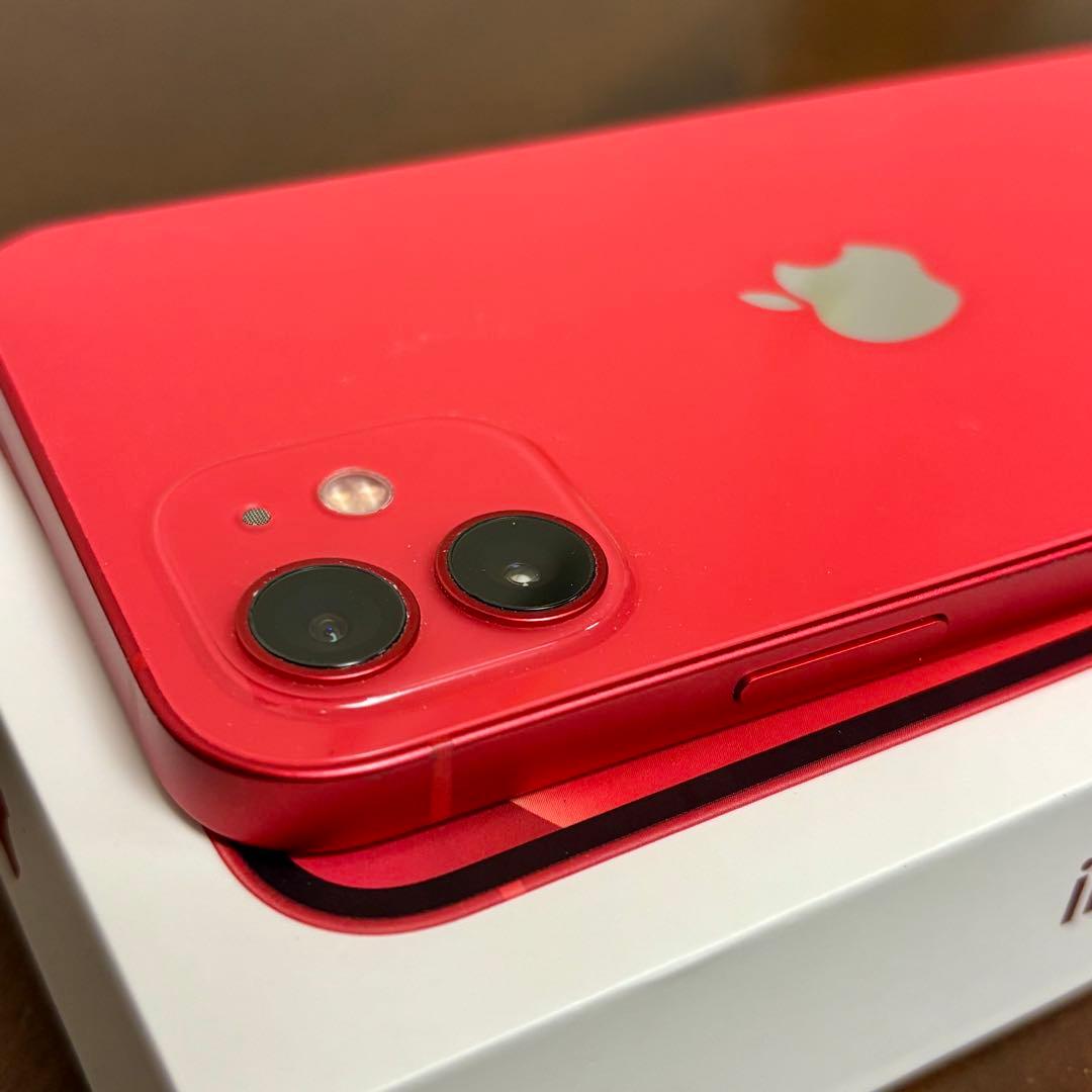 Apple iPhone 12 64GB レッド SIMフリー 付属品完品