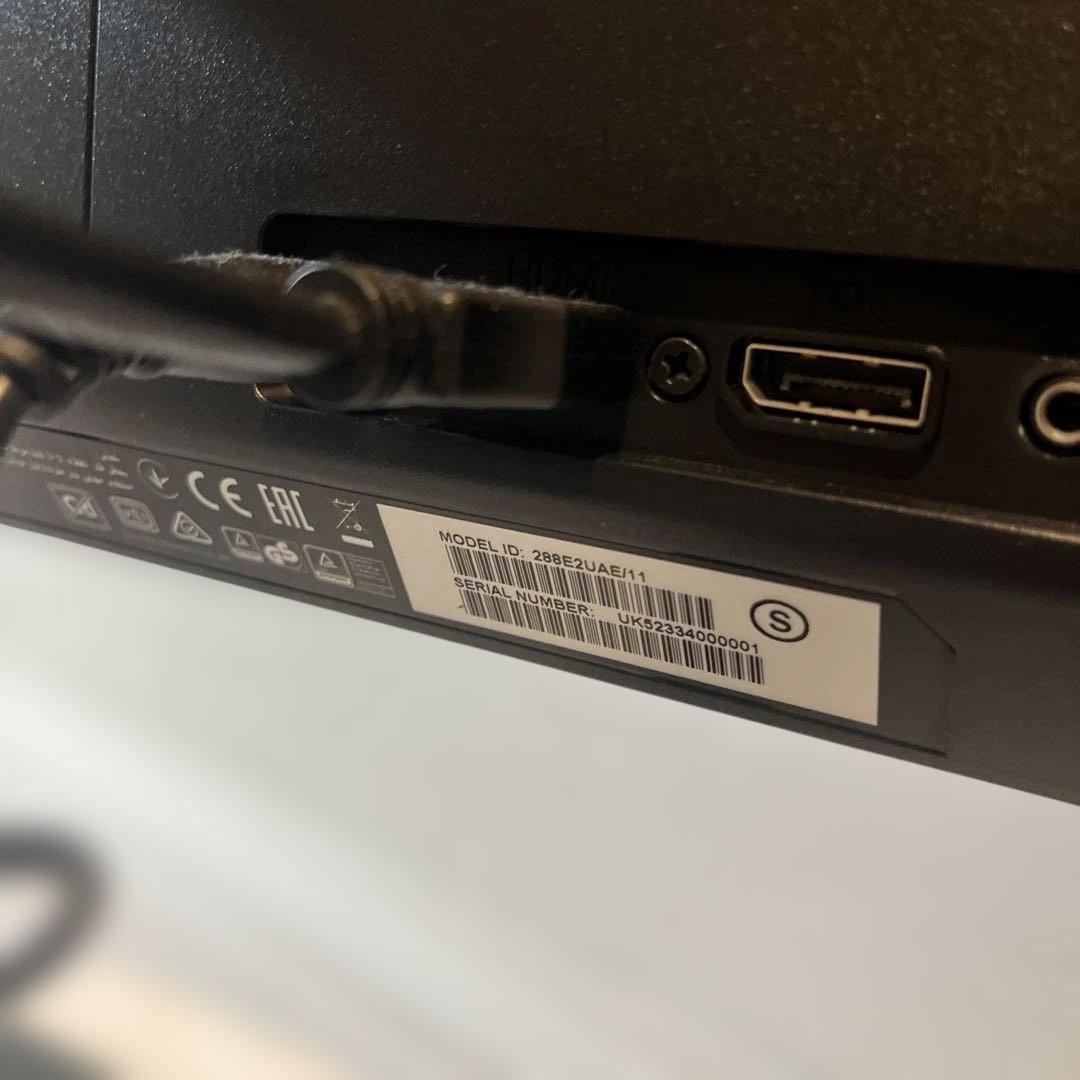 philips 288e2a/11 モニター　28インチ