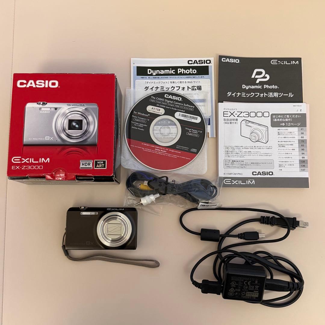 CASIO EXILIM EX-Z3000 ブラウン