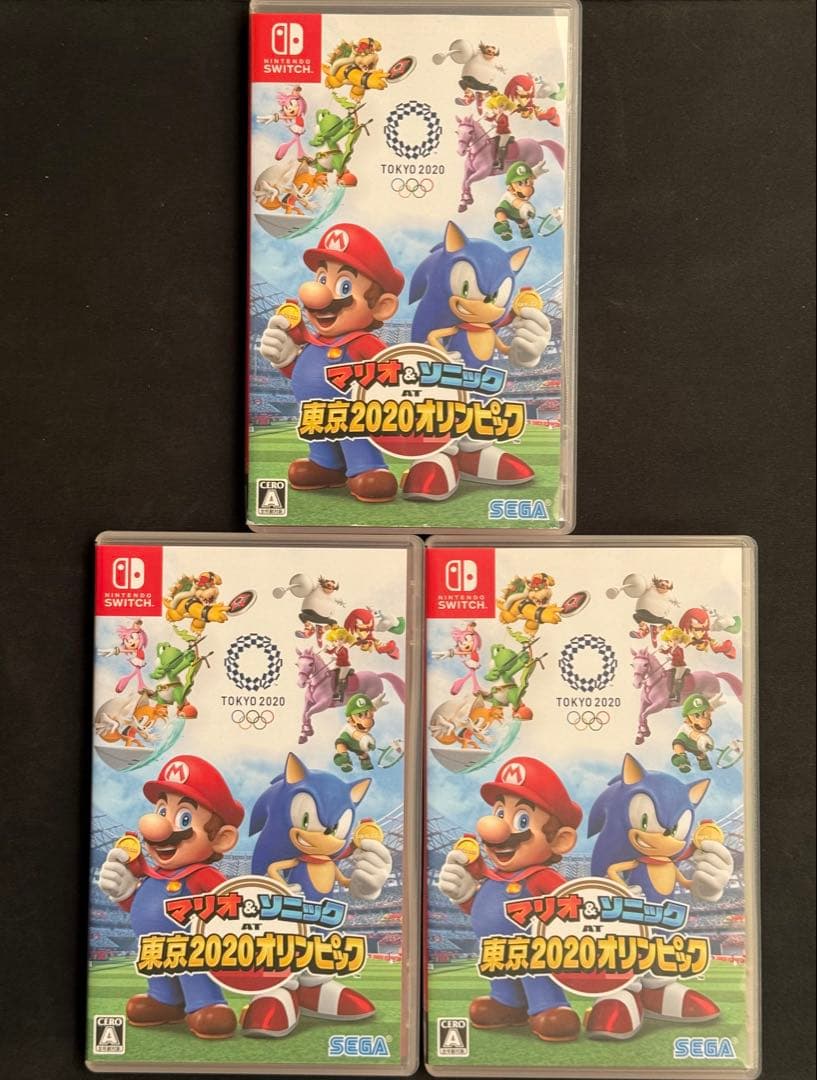 【スイッチ】マリオ&ソニック AT 東京2020オリンピック　3個セット