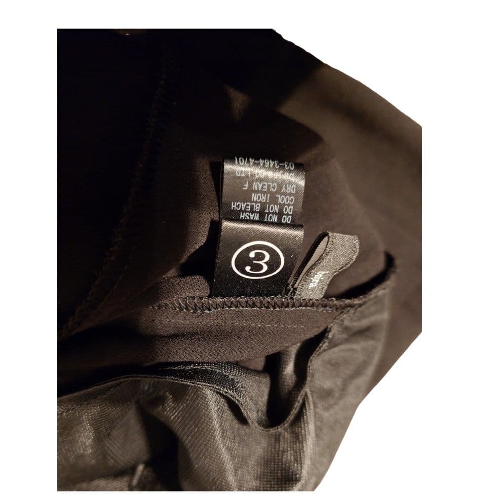 bajra トリアセテート ワイドカーゴパンツ 黒 サイズ③